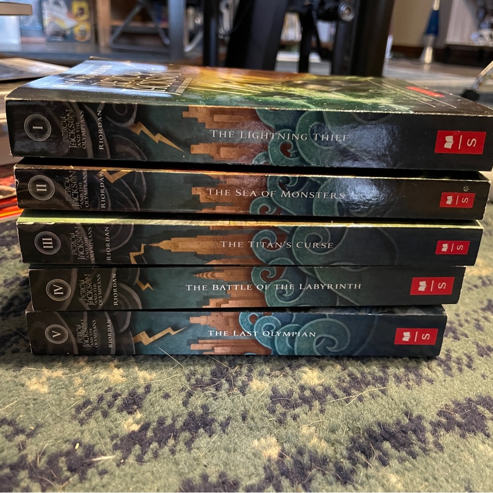 Percy Jackson and the Olympians books 1-5